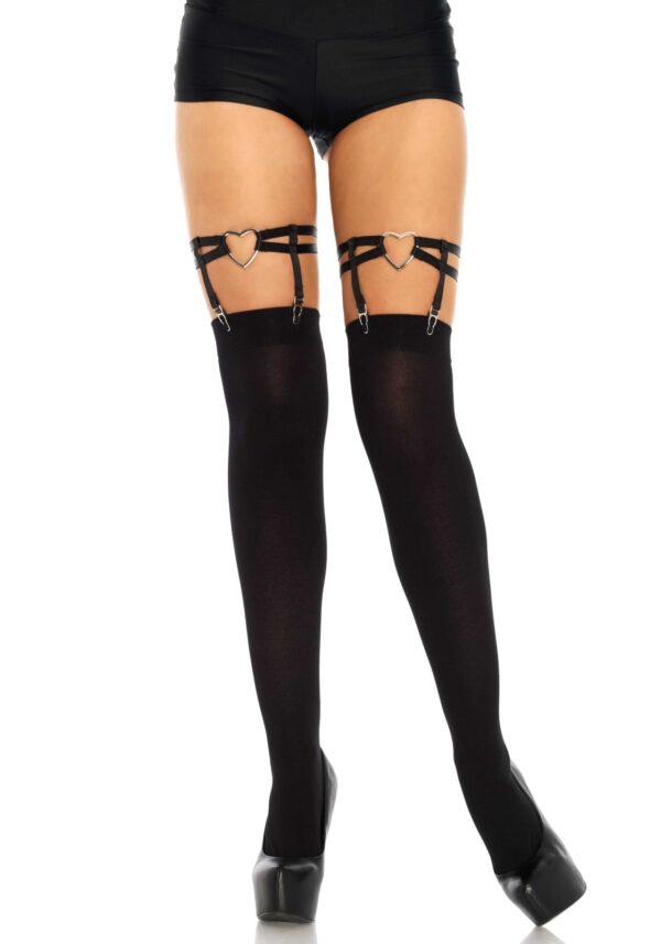 Leg Avenue  -  Str?mpeholdere Med Hjerter