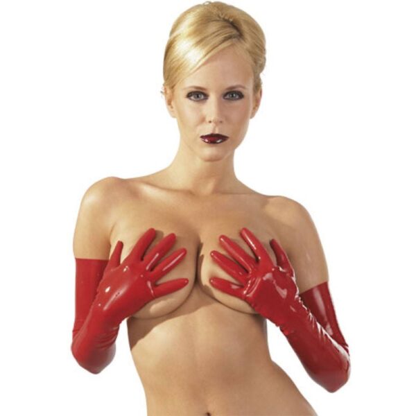 Latex Handsker R?de-M