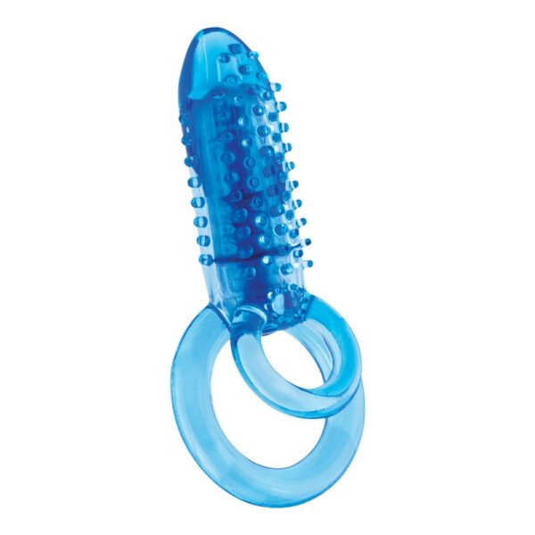 Screaming O Doubleo 8  -  Vibrerende Dobbelt Penisring - bl?