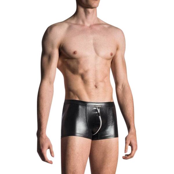 MANSTORE WETLOOK TRUNKS MED LYNL?S-Medium